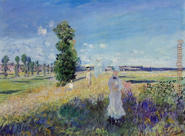 Claude Monet The Walk Argenteuil